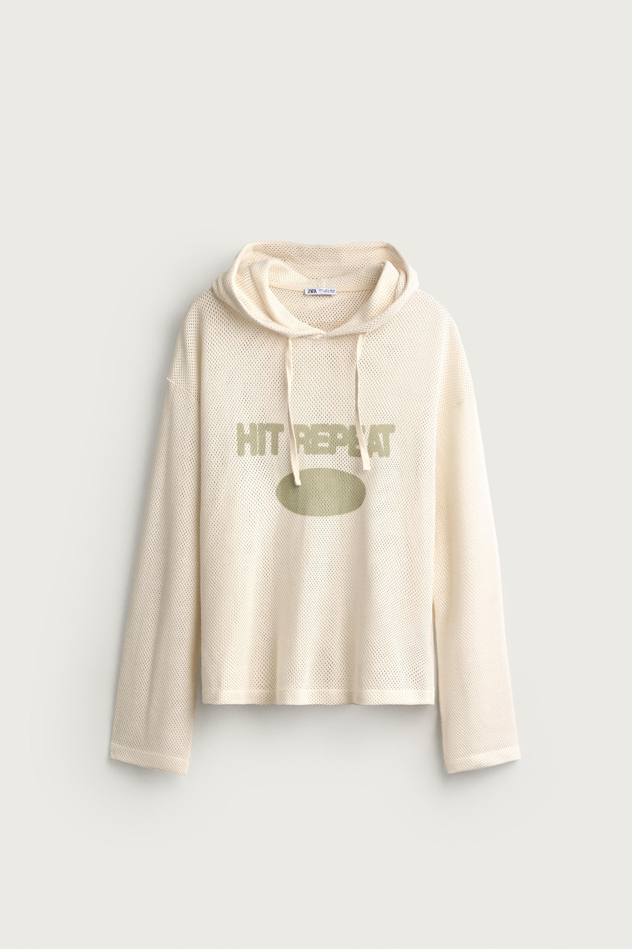 RELAXED FIT HOODIE SWEATSHIRT